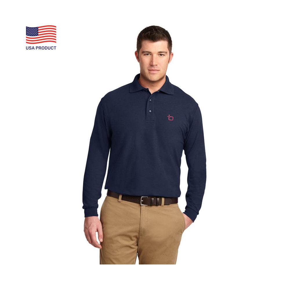 USA - Long Sleeve Polo - Mens