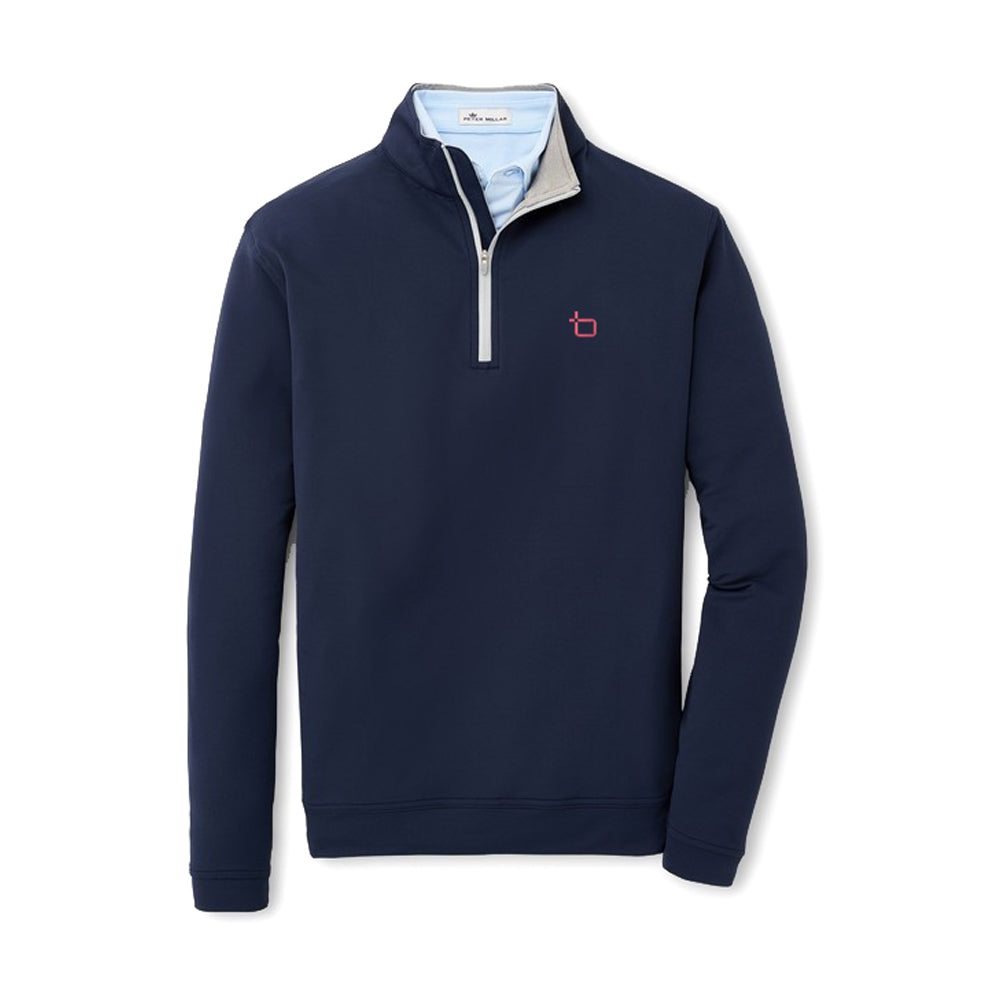 USA - Peter Millar Men's Perth Stretch Loop Terry Quarter-Zip