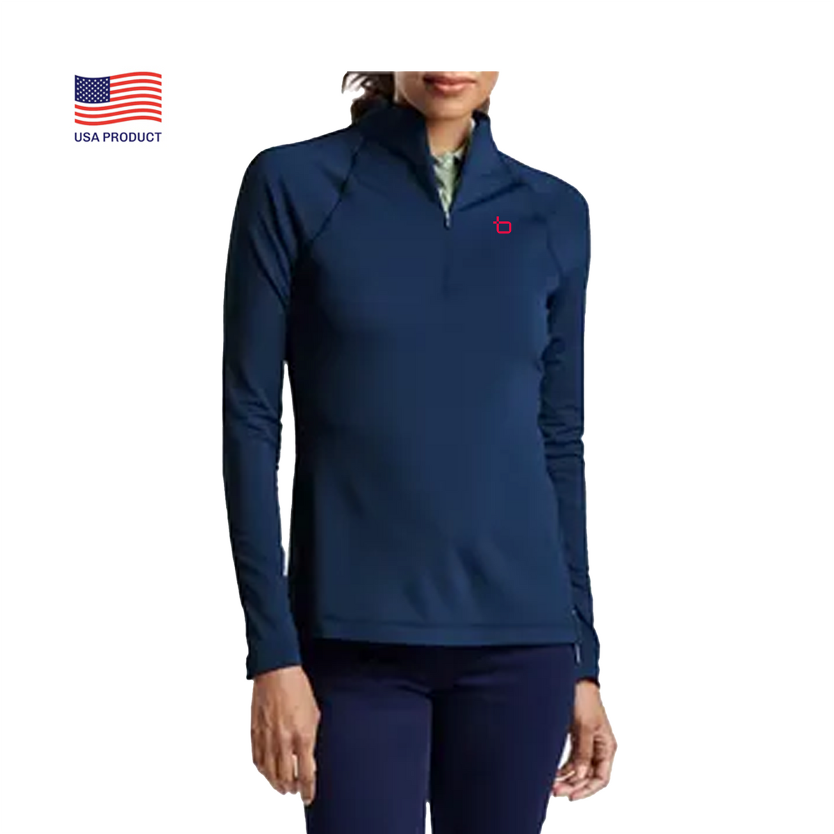 USA - Peter Millar Women's Raglan Sleeve Perth Layer Quarter Zip