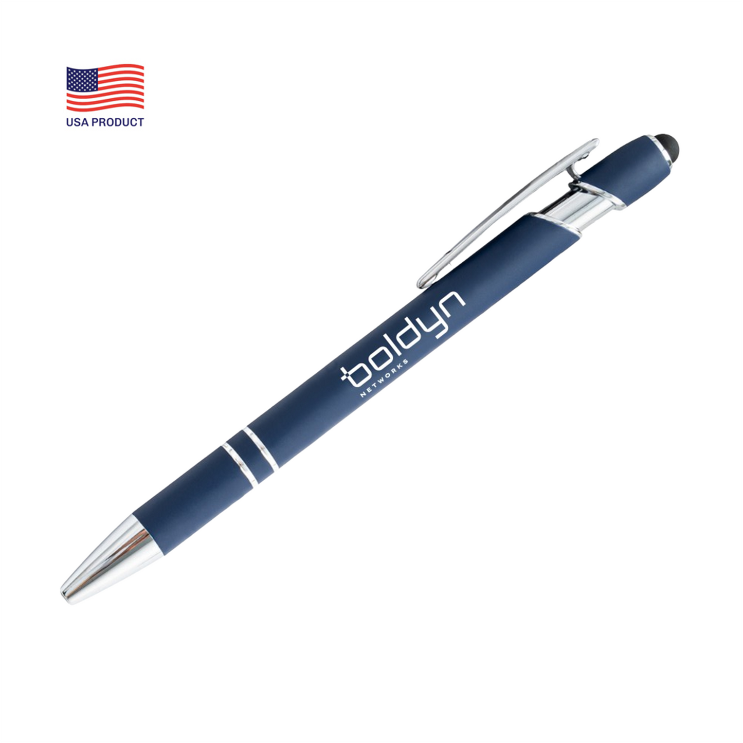 USA - Soft Touch Pen with Stylus