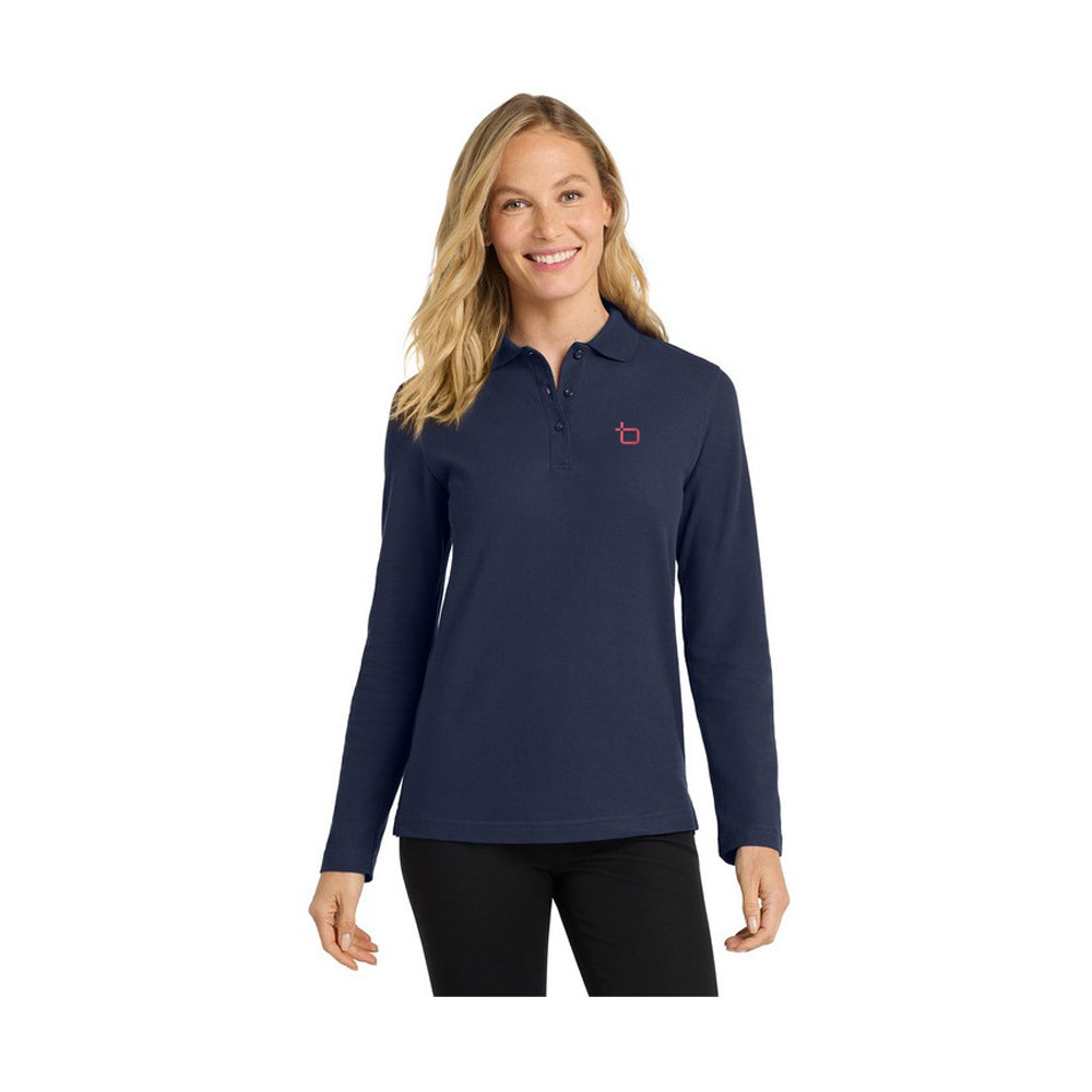 USA - Long Sleeve Polo - Womens