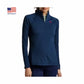 USA - Peter Millar Women's Raglan Sleeve Perth Layer Quarter-Zip