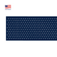 USA - B Patterened Silk Scarf